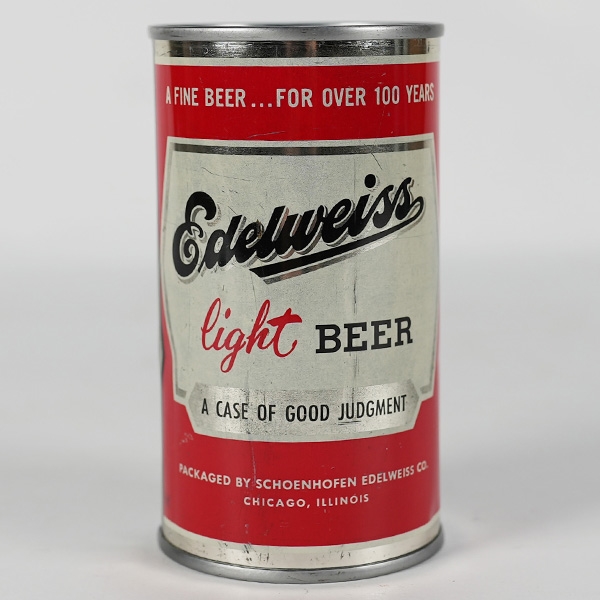 Edelweiss Light Beer Flat Top Can 59-5