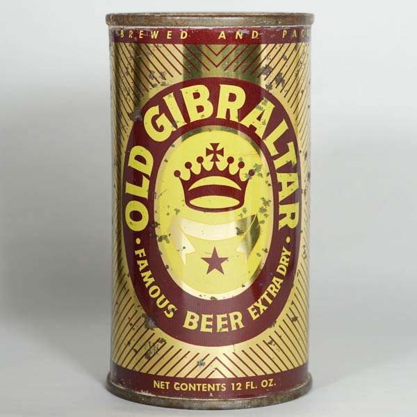 Old Gibraltar Famous Extra Dry Beer Flat Top 106-40