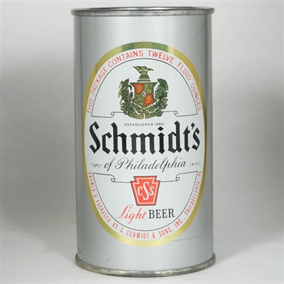 Schmidts Light Beer Flat Top 131-30