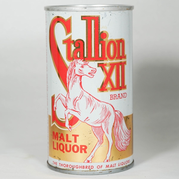 Stallion XII Malt Liquor Pull Tab 126-4