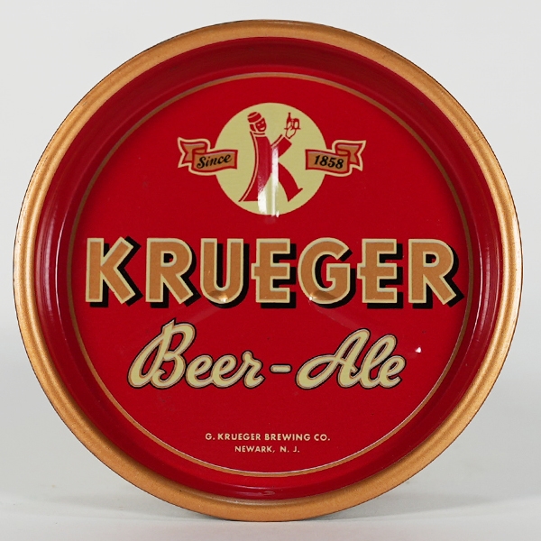 Krueger Beer Ale Red Tip Tray 