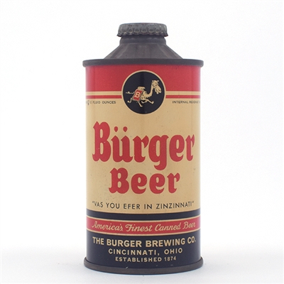 Burger Beer FLAT BOTTOM Cone Top 155-22