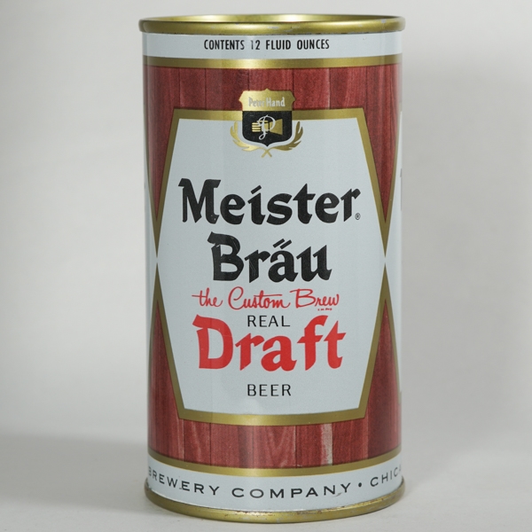 Meister Brau Real Draft Beer ACC CRIMPED SEAM 99-6