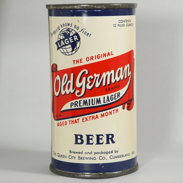 Old German Premium Lager Beer Flat Top EXTRA MONTH 106-28