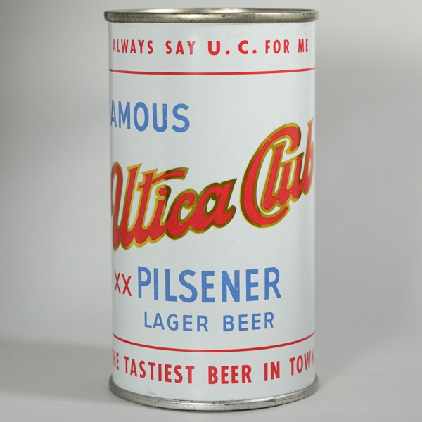 Utica Club Pilsner Lager Beer Flat Top MINTY 142-23