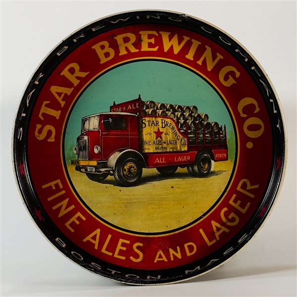 Star Brewing Fine Ales Lager Beer Truck Tray 