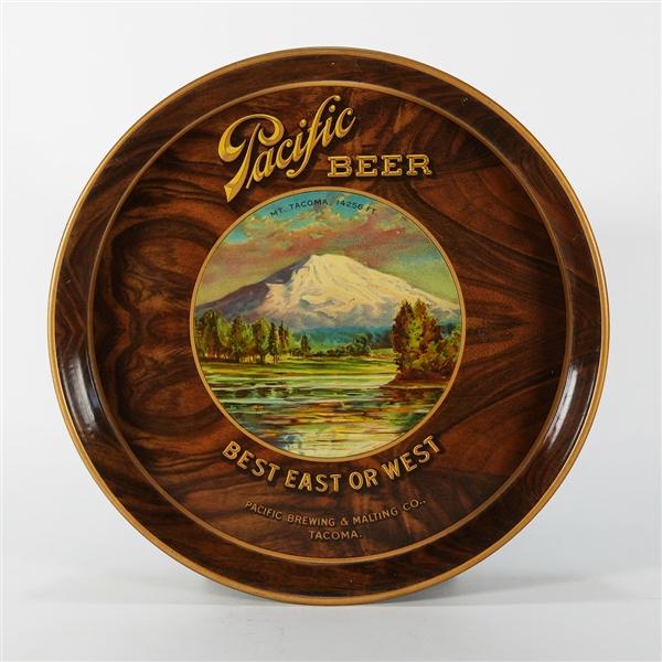 Pacific Beer Best East West Mountain Scene Tray 