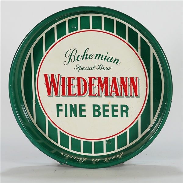 Weidemann Bohemian Special Brew Fine Beer Tray 