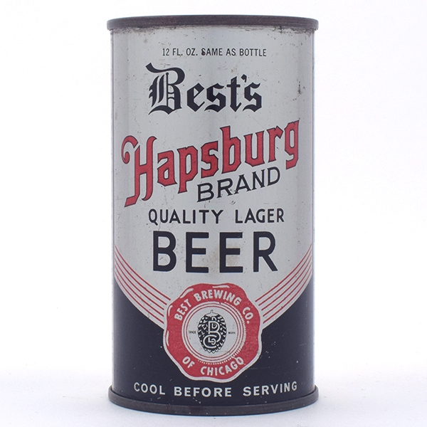 Hapsburg Beer Best Opening Instruction Flat Top 80-19