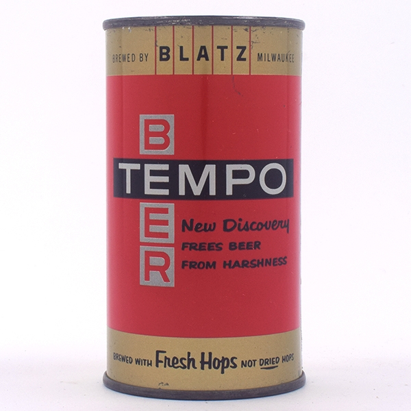 Lot Detail - Blatz Tempo Beer Flat Top Enamel 138-28