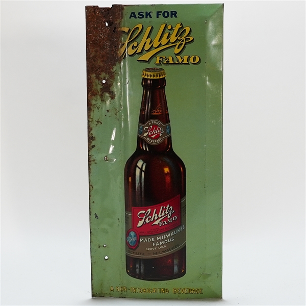 Schlitz Famo Non Intoxicating Beverage TOC RARE