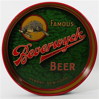 Beverwyck Famous Beer Beaver Tray 
