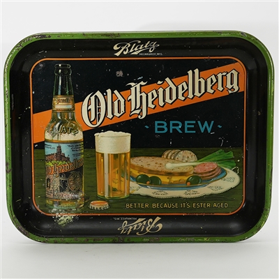 Blatz Old Heidelberg Brew Better Ester Aged Tray 