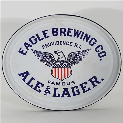 Eagle Ale Lager Pre-prohibition Porcelain Tray 