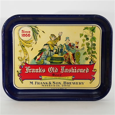Franks Old Fashioned Beer Tray Mansfield Ohio 