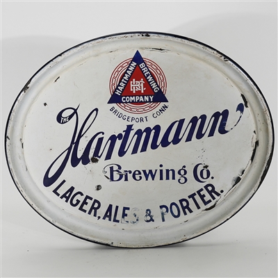 Hartmann Lager Ale Porter Porcelain Pre-prohibition Tray 