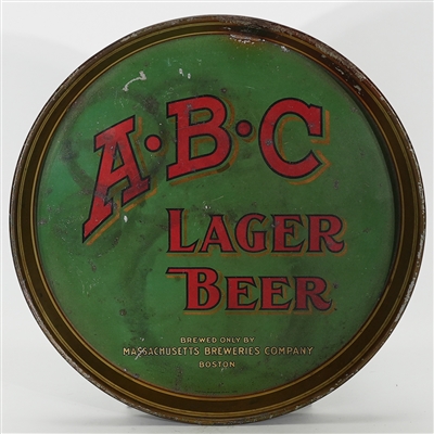 Massachusetts ABC Lager Beer Tray 