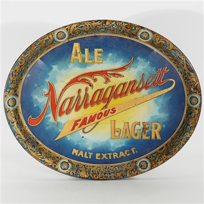 Narragansett Famous Ale Lager Malt Extract Tray RARE 