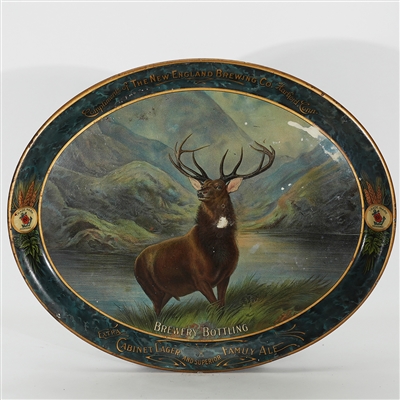 New England Extra Cabinet Lager Superior Family Ale Deer Tray 