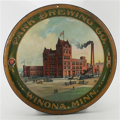 Park Brewing Pre-prohibition Factory Scene Tray 