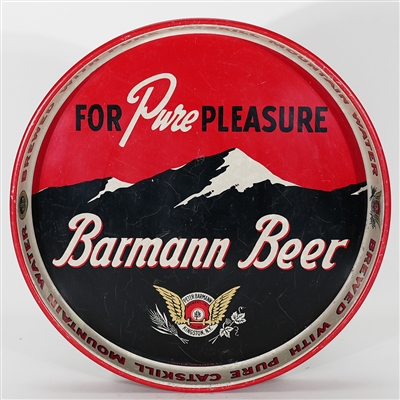 Peter Barmann Brewed Pure Catskill Mountain Water For Pleasure Tray 
