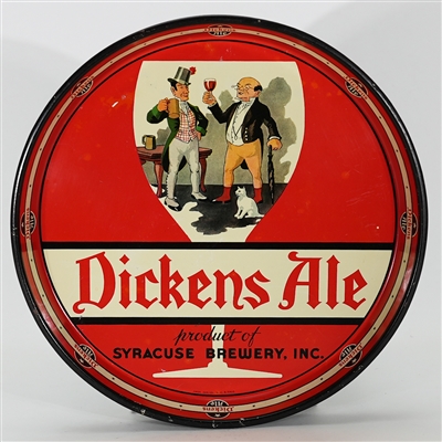 Syracuse Dickens Ale Men With Cat Tray 