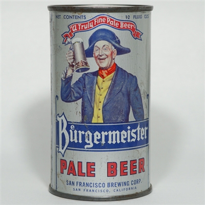 Burgermeister Pale Beer Flat Top 46-34