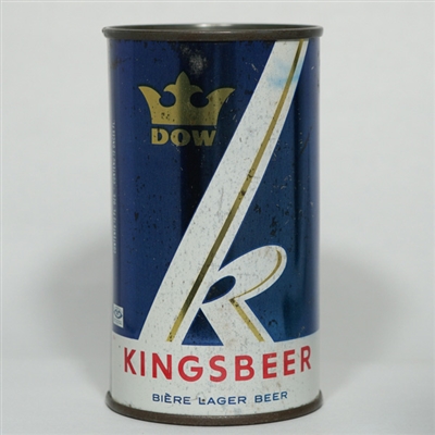 Dow Kings Beer Lager Beer Flat Top LIGHT BLUE 