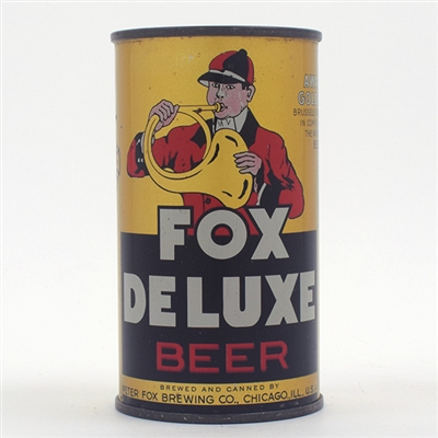 Fox De Luxe Beer Opening Instruction Flat Top 65-2