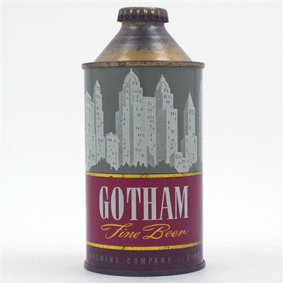 Gotham Beer Cone Top METALLIC GOLD 166-21
