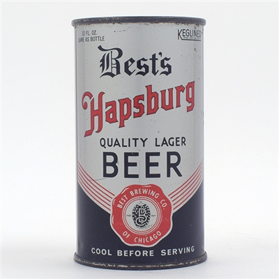 Hapsburg Bests Beer Opening Instruction Flat Top 80-16