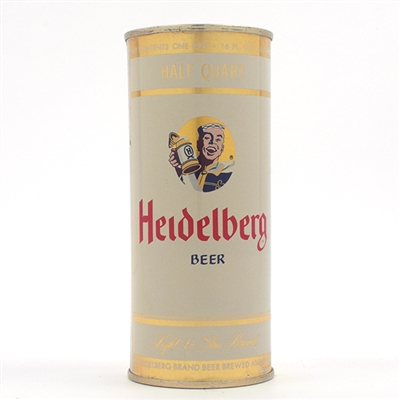 Heidelberg Beer Half Quart Flat Top MINTY 230-25