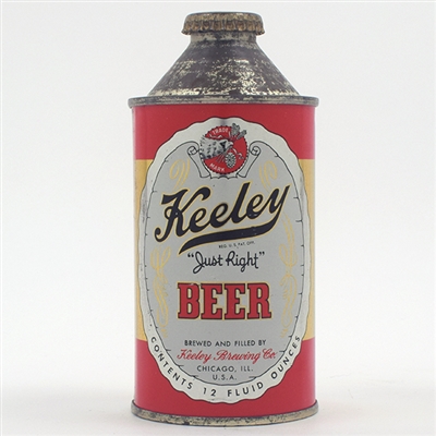 Keeley Beer Cone Top NEAR MINT 171-11
