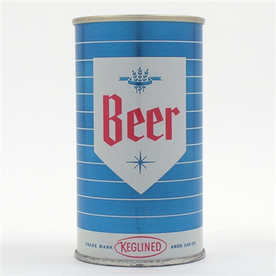 Keglined American Can Co Promo Flat Top