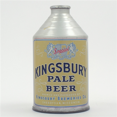 Kingsbury Beer Crowntainer Cone Top 196-8