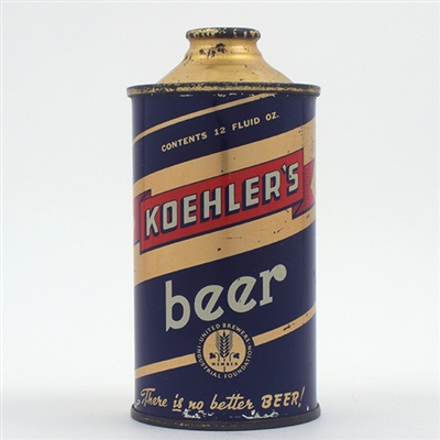 Koehlers Beer Low Profile Cone Top 171-24