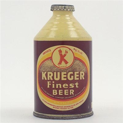 Krueger Beer Crowntainer Cone Top 196-21