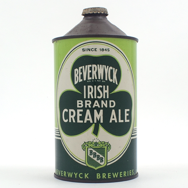 Beverwyck Irish Cream Ale Quart Cone Top 1845 SPIFFY 203-4