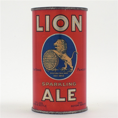 Lion Ale Opening Instruction Flat Top 492 WOW