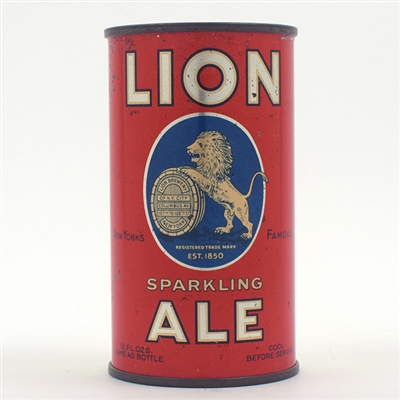 Lion Ale Opening Instruction Flat Top 494