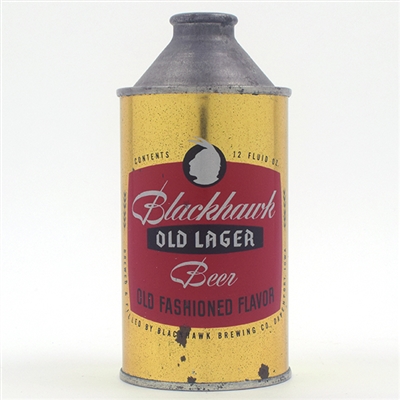 Blackhawk Beer Cone Top DNCMT 4 PERCENT 153-1