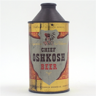 Chief Oshkosh Beer Cone Top 157-19