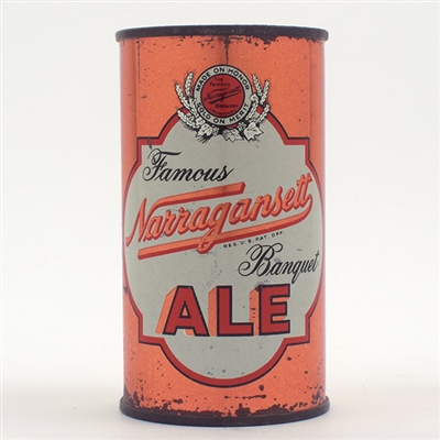 Narragansett Banquet Ale IRTP Flat Top TOUGH 101-16