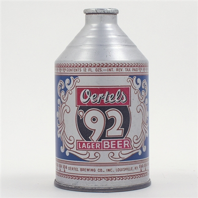 Oertels 92 Beer Crowntainer Cone Top IRTP 197-13