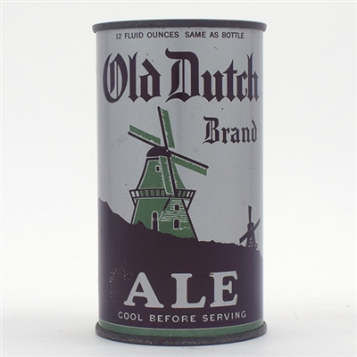 Old Dutch Ale Opening Instruction Flat Top RARE 105-28