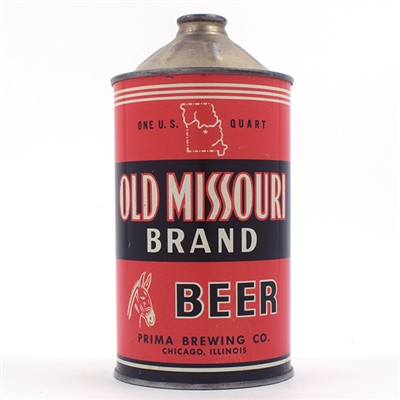 Old Missouri Beer Quart Cone Top 216-4