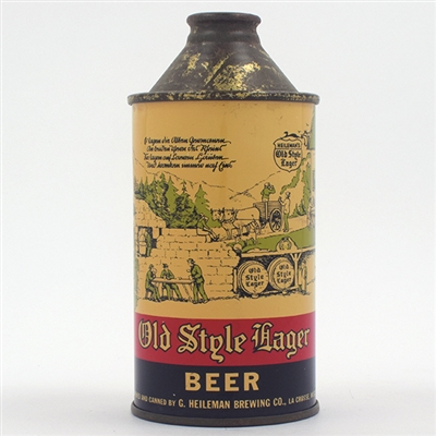 Old Style Beer Cone Top DNCMT 4 PERCENT 177-16