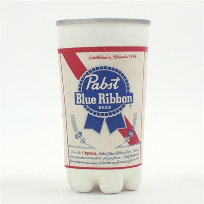 Pabst Blue Ribbon Paper Label Plastic Sta-Tab Container Unlisted