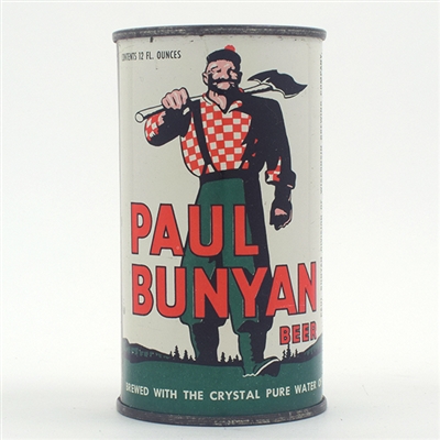 Paul Bunyan Beer Flat Top STATE-BLACK TRIM 112-25