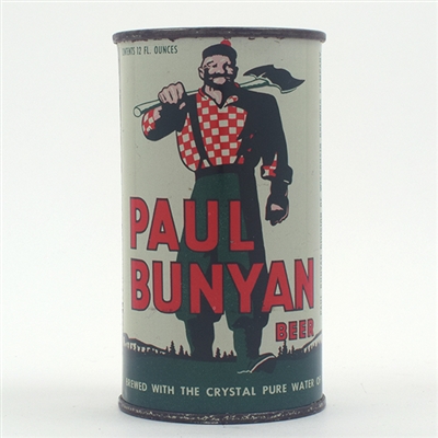 Paul Bunyan Beer Flat Top PUTTY GRAY STATE-GREEN TRIM 112-26